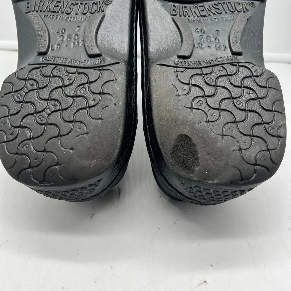 Birkenstock Shoes Mens 7 Womens 9 Oxford Black Leather Lace Up Casual Comfort